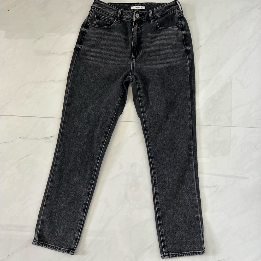 Pacsun Mom Jeans Size 26 - Black - Picture 4 of 5